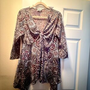 Elegant Paisley Women's Tunic